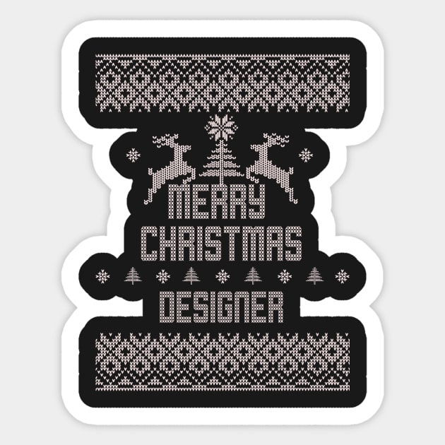 Merry Christmas DESIGNER Sticker by ramiroxavier